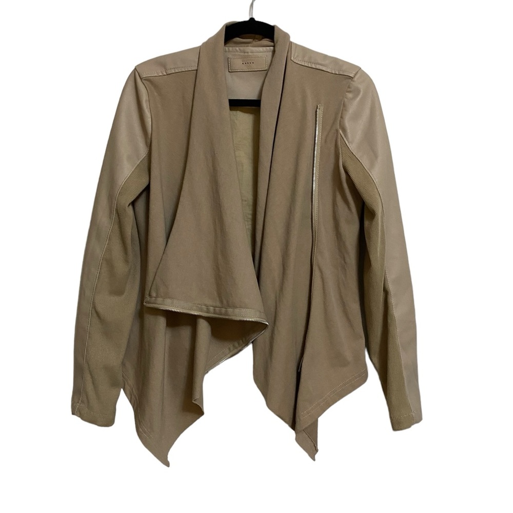 Blank NYC vegan Leather Moto Jacket Size Medium